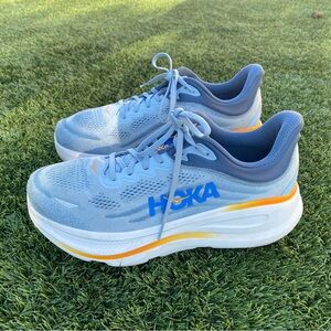 Hoka  Bondi 9 Men's Color Drizzle/Downpour X-Wide Size 11 4E MISSING INSERTS